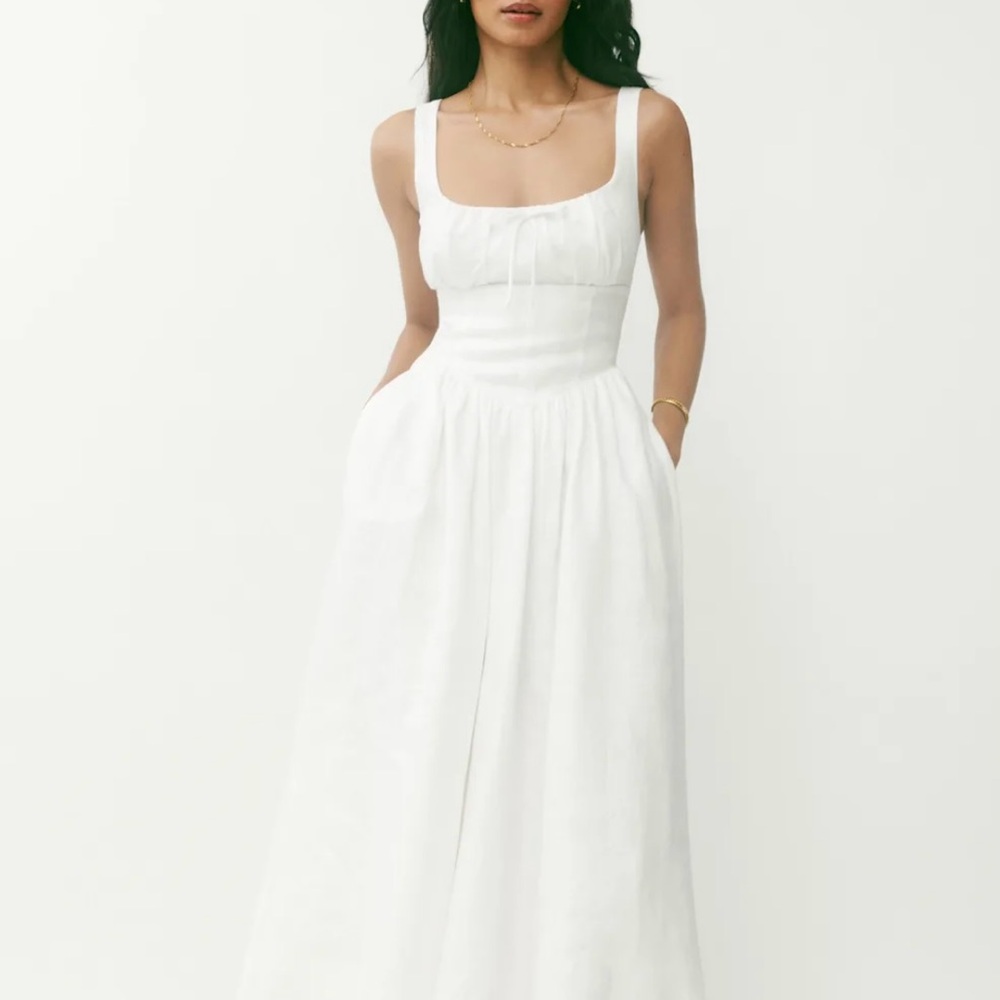 NWT $280 Reformation Balia Linen Dress size 2